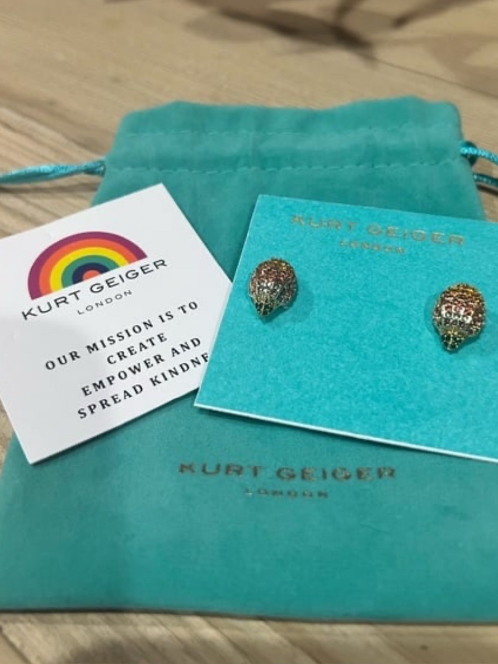 NWT Kurt Geiger Small Eagle Earrings - Picture 4 of 6